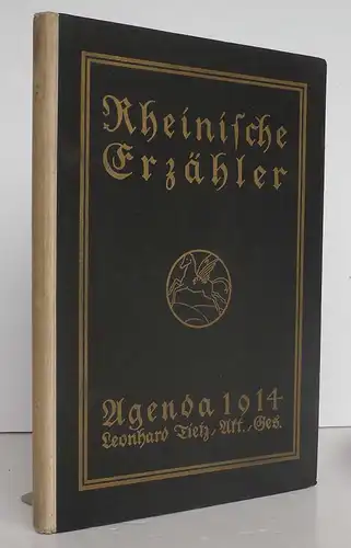 Deutsche Literatur Rheinland Schriftsteller Erzähler Kunst Grafik Kalender 1914