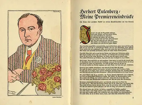 Deutsche Literatur Rheinland Schriftsteller Erzähler Kunst Grafik Kalender 1914