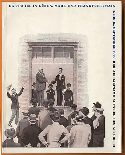 Deutsches Theater Brecht Berliner Ensemble Gastspiel in Lünen Frankfurt 1960