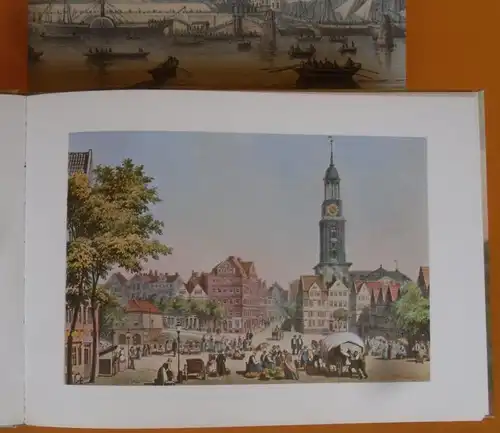 Hamburg Biedermeier alte Stadt Ansichten Kunst Geschichte Grafik Bildband 1969