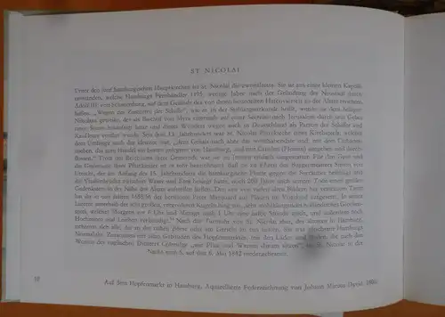 Hamburg Biedermeier alte Stadt Ansichten Kunst Geschichte Grafik Bildband 1969