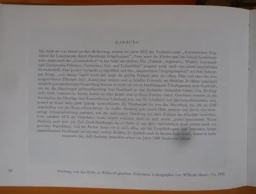 Hamburg Biedermeier alte Stadt Ansichten Kunst Geschichte Grafik Bildband 1969