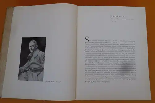 Kunst Malerei Grafik Offenbach der Maler Heinrich Holz Monografie von 1966
