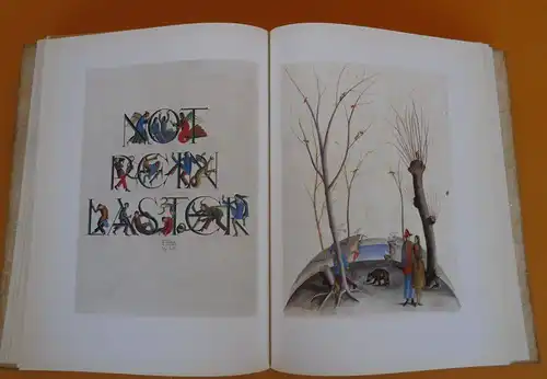 Kunst Malerei Grafik Offenbach der Maler Heinrich Holz Monografie von 1966