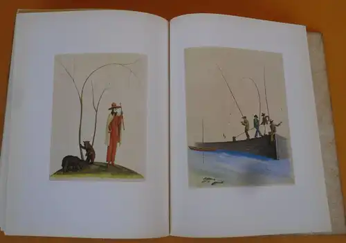 Kunst Malerei Grafik Offenbach der Maler Heinrich Holz Monografie von 1966