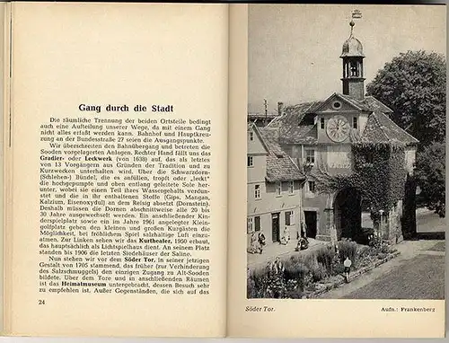 Hessen Kassel Werra Bad Sooden Allendorf Geschichte Chronik Reiseführer 1955