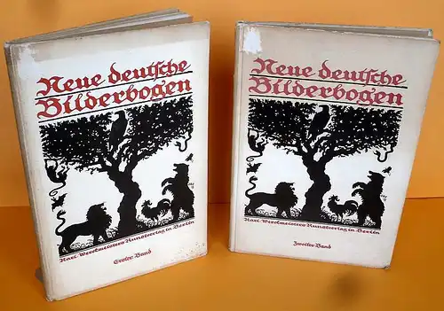 Weltkrieg Geschichte Propaganda Neue Deutscher Bilderbogen Karikaturen 2 Bände 