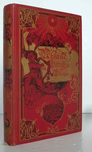 Deutsche Literatur Romantik Ludwig Uhland Gedichte Dramen Jubiläumsausgabe 1887