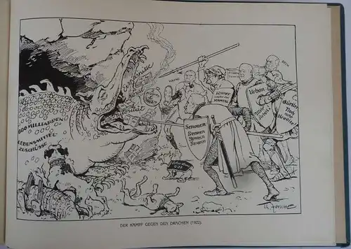 Österreich Wien Karikatur Satire der Maler Theo Zasche Kunst Grafik Band 1923