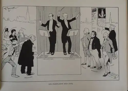 Österreich Wien Karikatur Satire der Maler Theo Zasche Kunst Grafik Band 1923