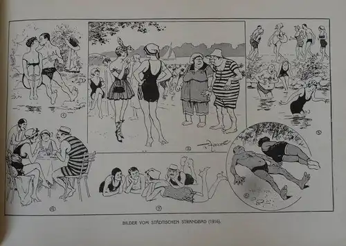 Österreich Wien Karikatur Satire der Maler Theo Zasche Kunst Grafik Band 1923