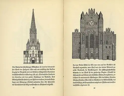 Architektur Geschichte Romanik Gotik Barock Typen Baustil Fibel 1936