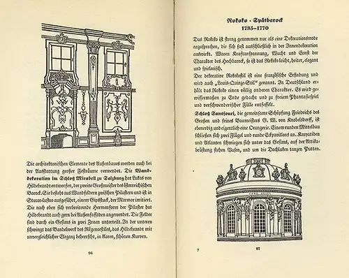 Architektur Geschichte Romanik Gotik Barock Typen Baustil Fibel 1936