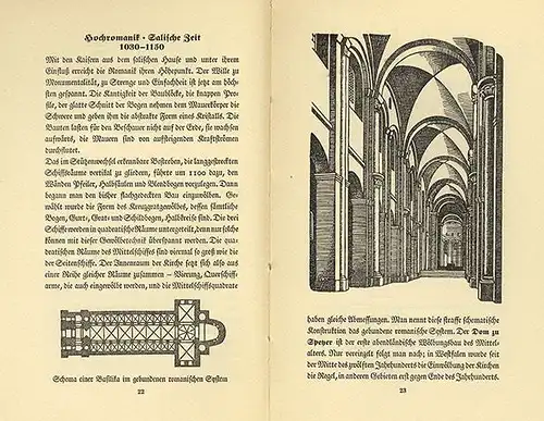 Architektur Geschichte Romanik Gotik Barock Typen Baustil Fibel 1936