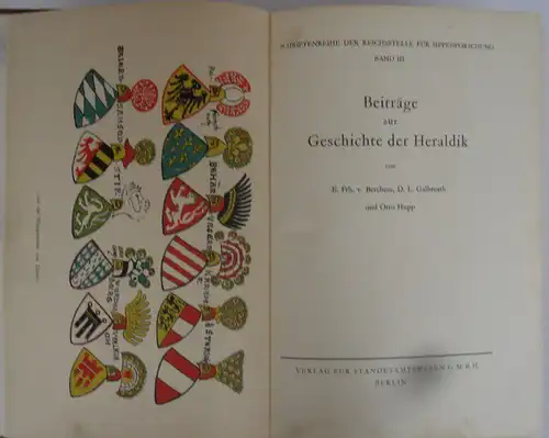 Deutschland Mittelalter Geschichte Wappen Herolde Heraldik Wappenbücher 1939