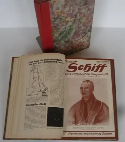 Zeppelin Indianer Seefahrt Physik Unser Schiff Kinder Jugend Zeitschrift 1929  