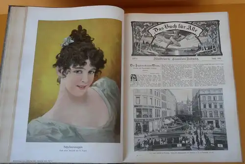 Deutsches Kaiserreich Illustrierte Familien Zeitung Jahrgang 1905 komplett 