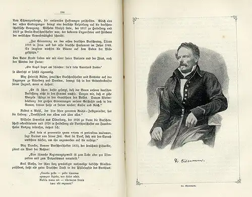 Deutschland Universität Studentika Deutsche Burschenschaft Jahrbuch 1905