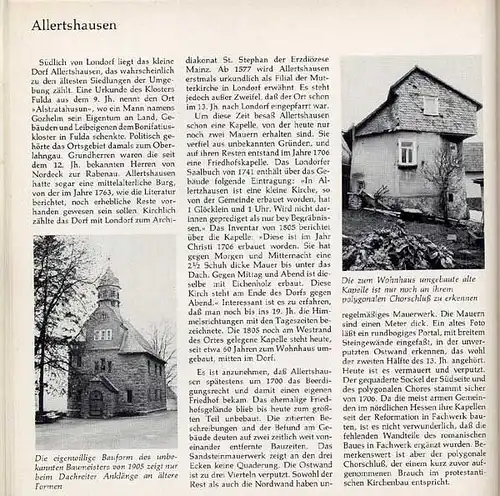 Hessen Kirchen Stadt und Kreis Gießen Busek Landen Lich Geschichte Baukunst 1979