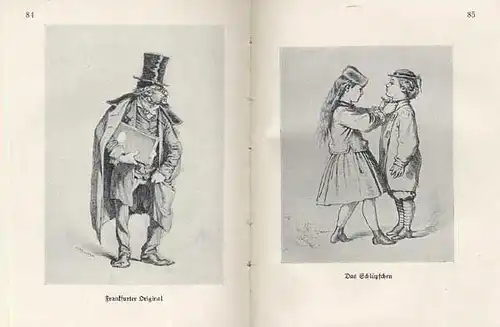 Kunst Grafik Frankfurt Main Albert Hendschel Skizzenbücher Kinder Typen um 1910