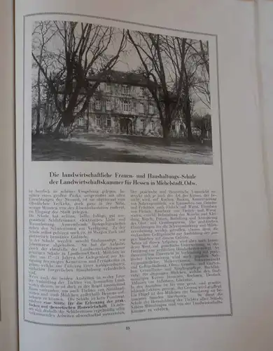 Hessen Kassel Wetterau Odenwald Hausbau Bauwesen auf dem Dorf Dari Verlag 1927