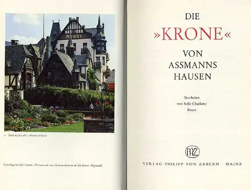 Rhein Rüdesheim Künstler Kneipe Krone von Assmanshausen Geschichte Buch 1981