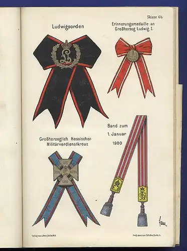 Hessen Großherzogtum Darmstadt Hessisches Infanterie Regiment 117 Buch 1912