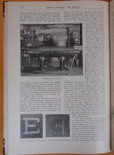 Technik Eisenbahn Luftfahrt Verkehr Elelektronik Jahrbuch der Erfindungen 1911