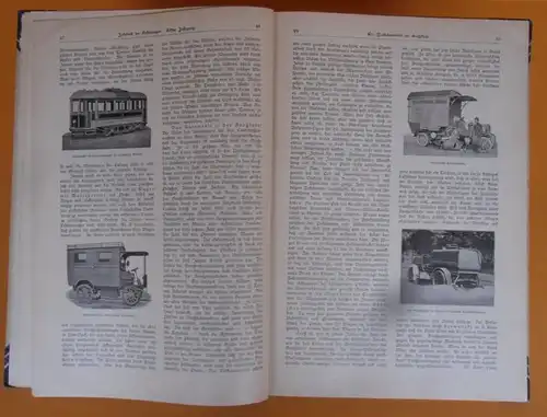 Technik Eisenbahn Luftfahrt Verkehr Elelektronik Jahrbuch der Erfindungen 1911