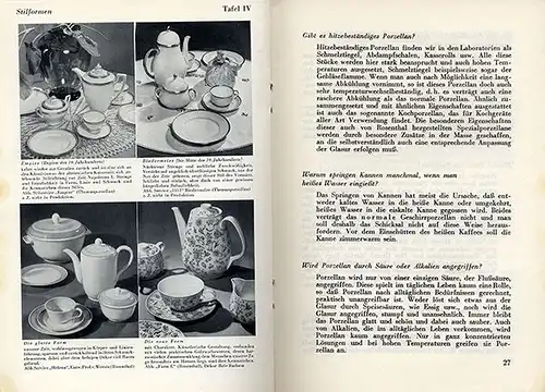 Altes Handwerk Porzellan Herstellung Marken Handel Verkauf Buch 1952