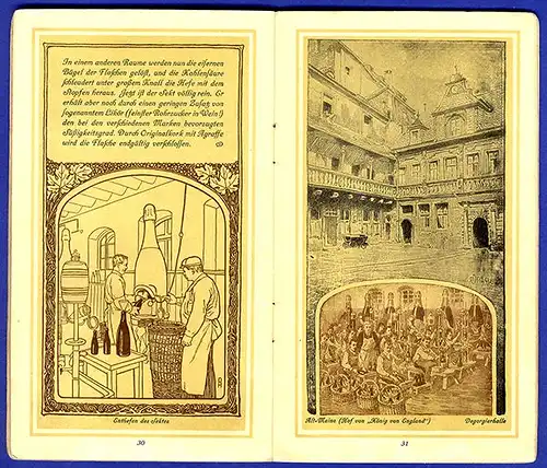 Rhein Hessen Mainz Sekt Kellerei Kupferberg Gold Jugendstil Reklameheft 1900 