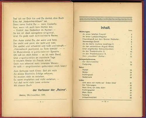 Rhein Hessen Mainz Humor Verse Kaberett Gedichte Mundart Fritz Fischer 1912
