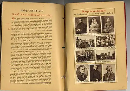 Kirche Religion Geschichte Bonifatius Verein Heilige Sammelbilder Album 1929