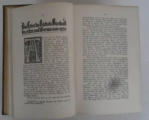 Rhein Hessen Worms Beiträge zur Stadt Geschichte Mittelalter Kirche Buch 1896