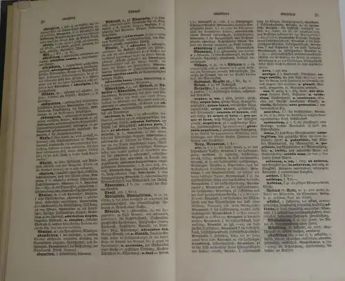 Deutsch Fremdwörterbuch Aussprache Betonung Heyse Halbleder Hannover 1875