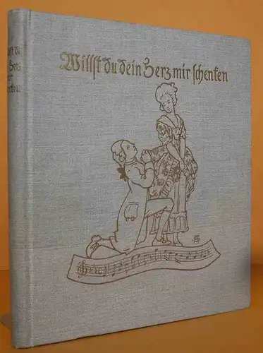 Deutsche Lyrik Minnesang Liebeslieder Liederbuch Kunst Grafik Buch 1924 
