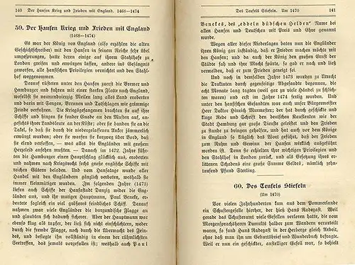 Hamburg Elbe Stadt und Heimat Geschichte alte Hamburger Sagen Buch 1903