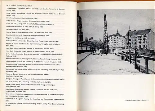 Kunst Malerei Expressionismus Ludwig Meidner Ausstellung Katalog 1964