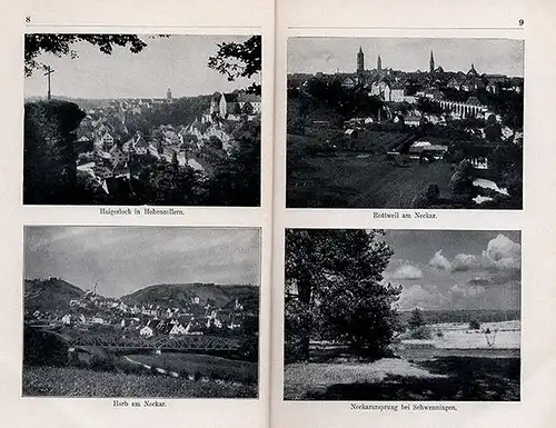 Württemberg Schwaben Hohenzollern Neckar Hohenlohe Schwaben Allgäu Führer 1926