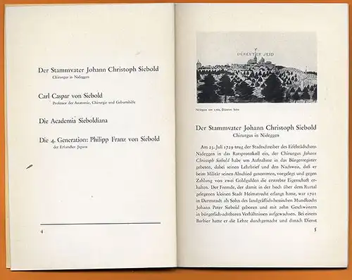 Rheinland Düren Stadt Geschichte Arzt Familie Siebold Genealogie Buch 1960