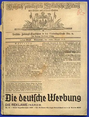 Die Reklame Zeitschrift Dezember 1933 Thema Die Deutsche Werbung Kunst Grafik 