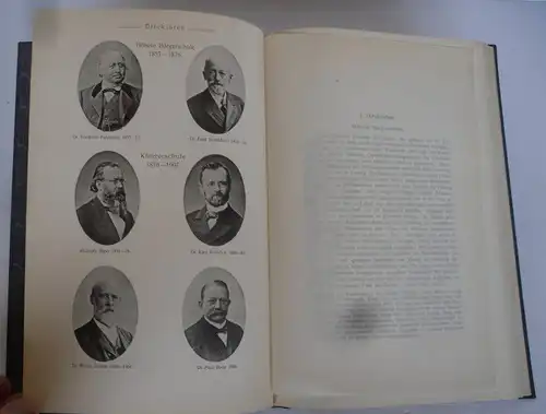 Hessen Frankfurt 50 Jahre Klinger Oberreal Schule Festschrift Jugendstil 1907