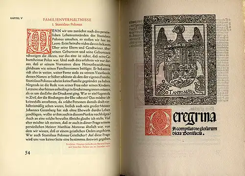 Buchkunst Mittelalter Stanislaus Polonus ein polnischer Buchdrucker in Spanien