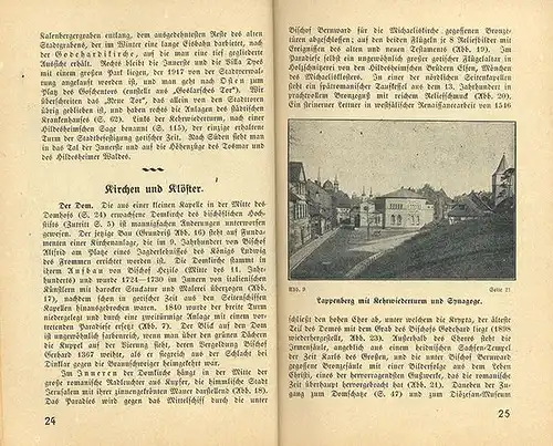 Niedersachsen Harz Hildesheim Stadt Geschichte Verkehr Reklame Reiseführer 1923