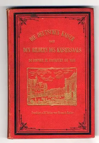 Frankfurt Main Mittelalter Römer Deutsche Kaiser Bilder Galerie Führer 1893