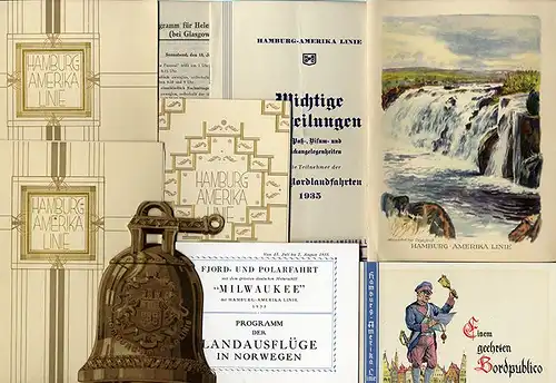 HAPAG Hamburg Amerika Linie Dampfer Milwaukee Norwegen Kreuzfahrt Konvolut 1935 