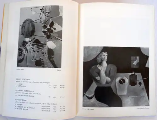 Hessen Kunst Messe Frankfurt Deutscher Künstlerbund 4. Ausstellung Katalog 1954