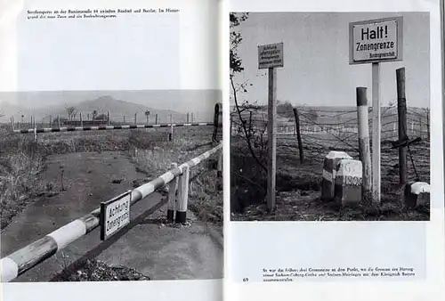 Deutsche Geschichte DDR Zone Grenze Mauer Diktatur Buch von 1965
