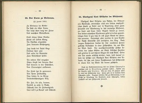 Baden Schwarzwald Volkskunde Bühl St. Blasien Titisee Sagen Legenden Buch 1930
