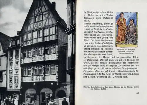 Rhein Pfalz Mainz Stadt Geschichte Architektur Baukunst Buch 1943